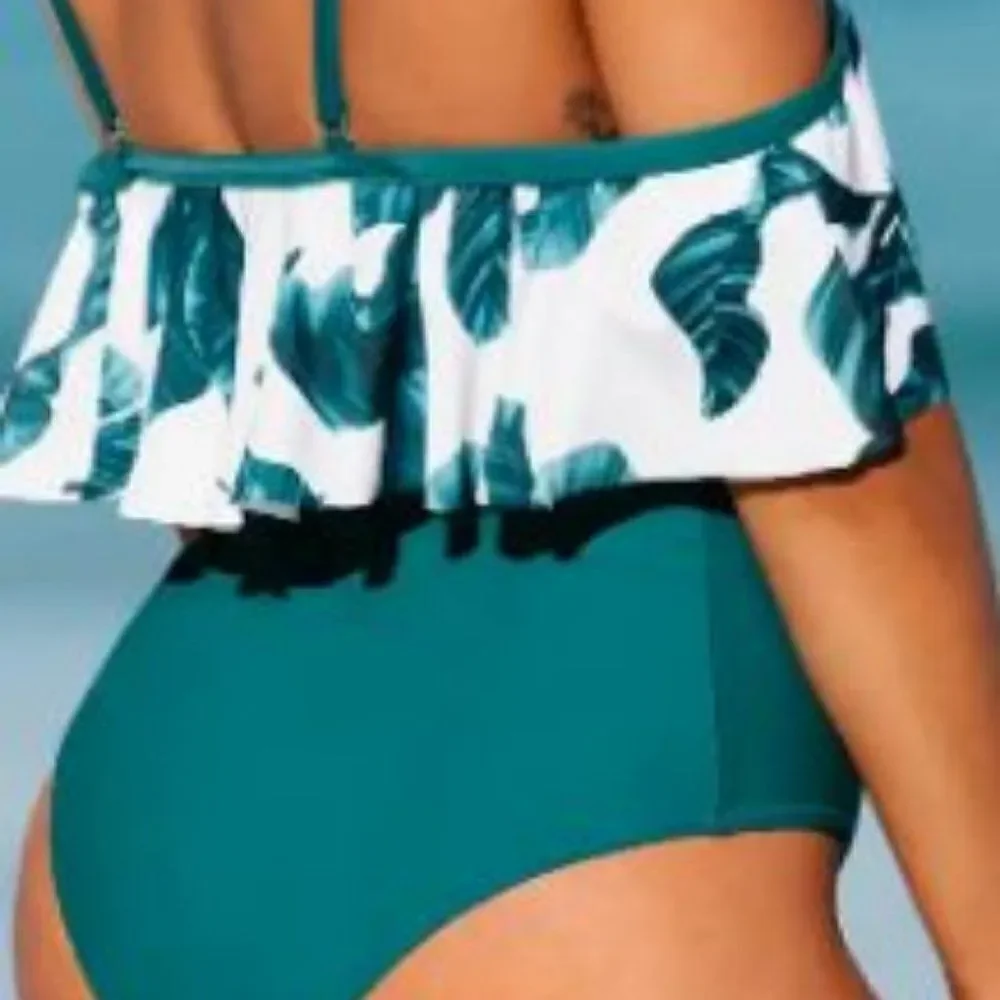 Tropical Plus Size one piece by Cupshe